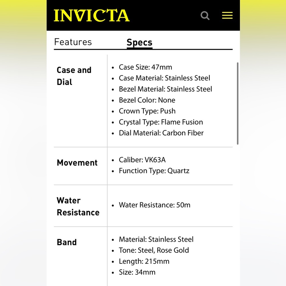 INVICTA MENS WATCH 32587 - Picture 12 of 12